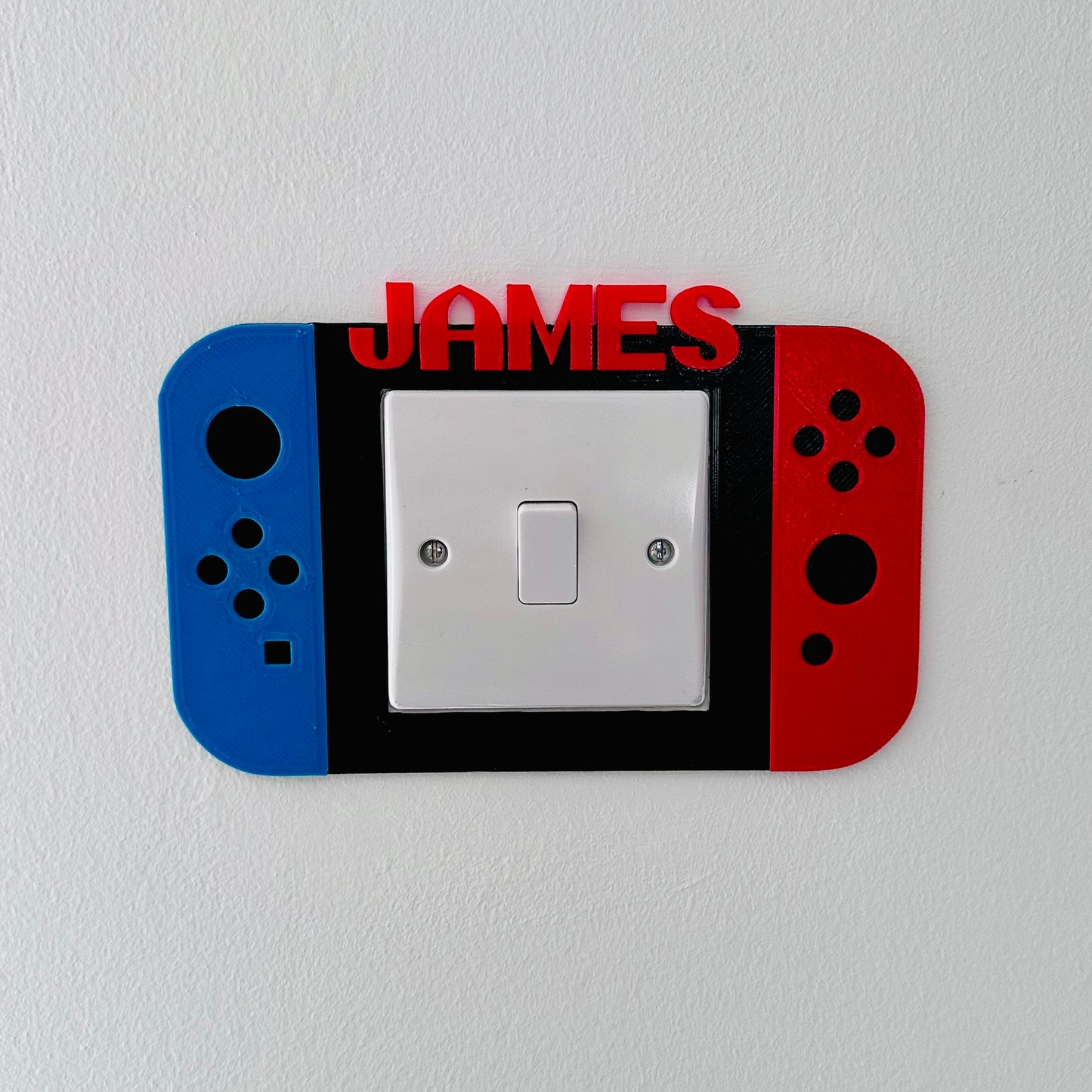 Gaming Device Controller Light Switch Surround Cover - 3D Printed - Bedroom Decor - Home Decor - Room Decor - Art - Video Game - Gamer