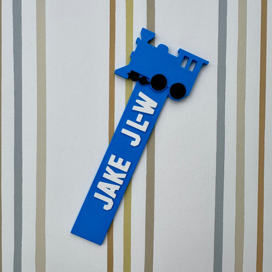 Personalised 3D Printed Train Bookmark - Book Lover Gift