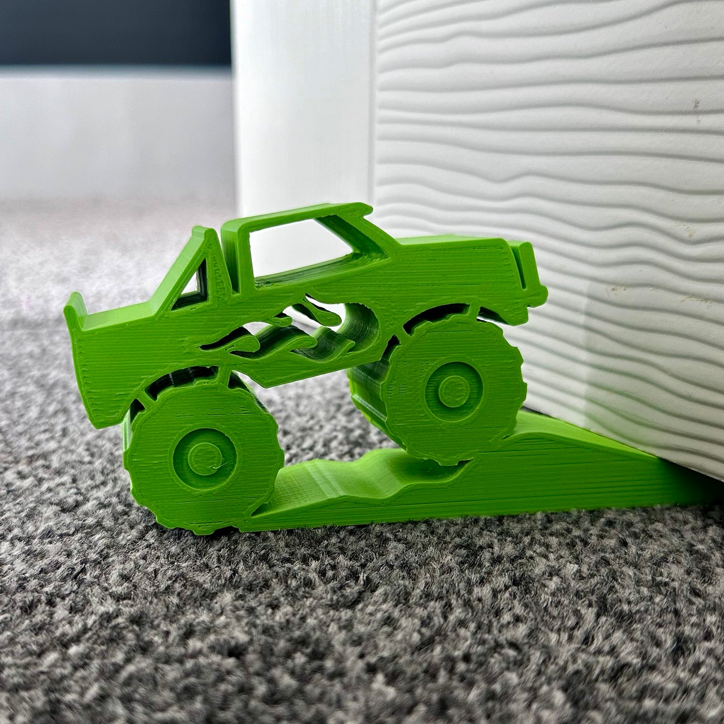 Monster Truck Door Stop - 3D Printed - Vehicles -  Monster Jam - Vehicles - Children Bedroom - Kids - Door Stopper - Gifts for Home