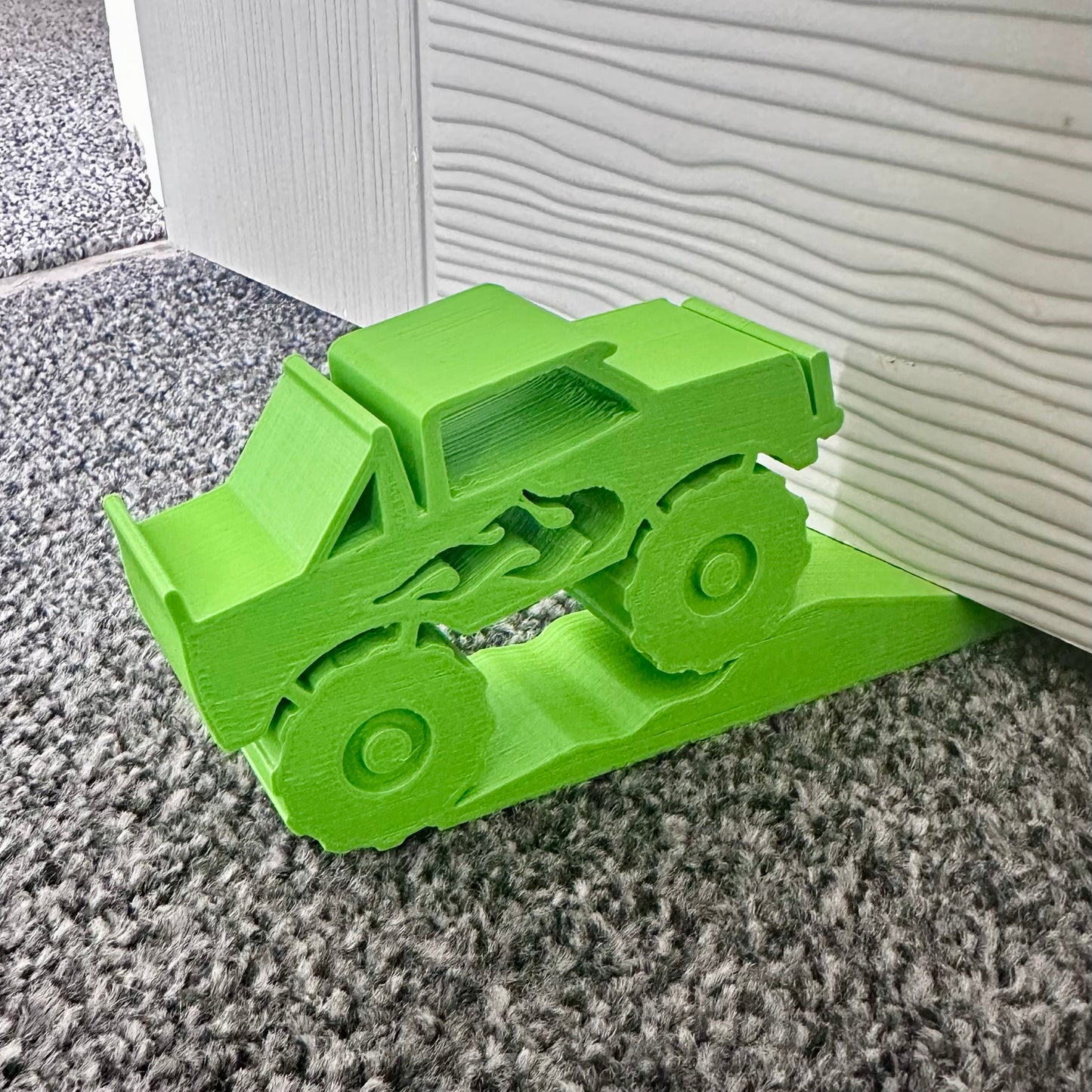 Monster Truck Door Stop - 3D Printed - Vehicles -  Monster Jam - Vehicles - Children Bedroom - Kids - Door Stopper - Gifts for Home