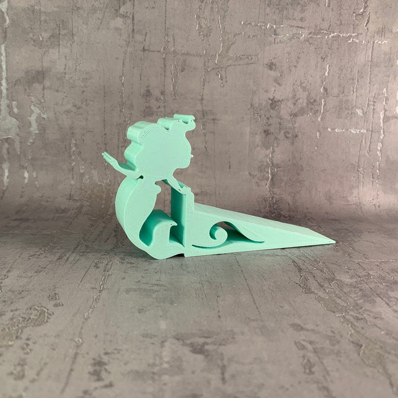 Mermaid Doorstop - 3D Printed - Under the Sea - Fish - Children Bedroom - Kids - Home Decor - Ornament - Door Stopper - Gifts for Home