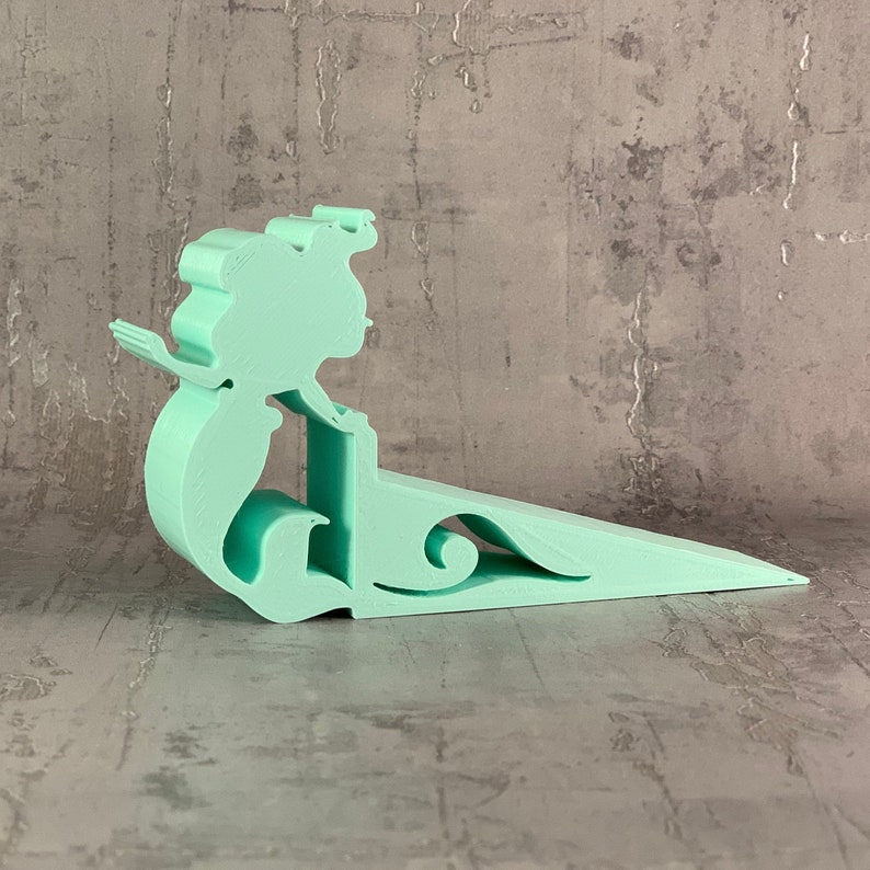 Mermaid Doorstop - 3D Printed - Under the Sea - Fish - Children Bedroom - Kids - Home Decor - Ornament - Door Stopper - Gifts for Home