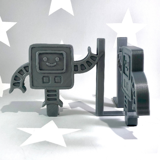 Robot Bookends - 3D Printed - Book Storage - Children's Bedroom - Gifts for boys - Gifts for girls - Birthday Gifts - Geek - Desk Tidy