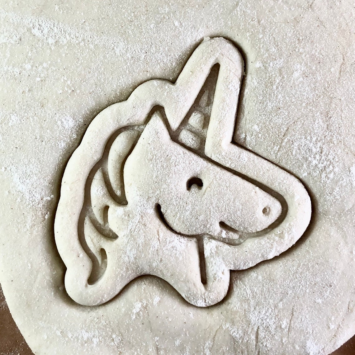 Unicorn Cookie Cutter: 3D Printed PLA Plastic, 8.1cm