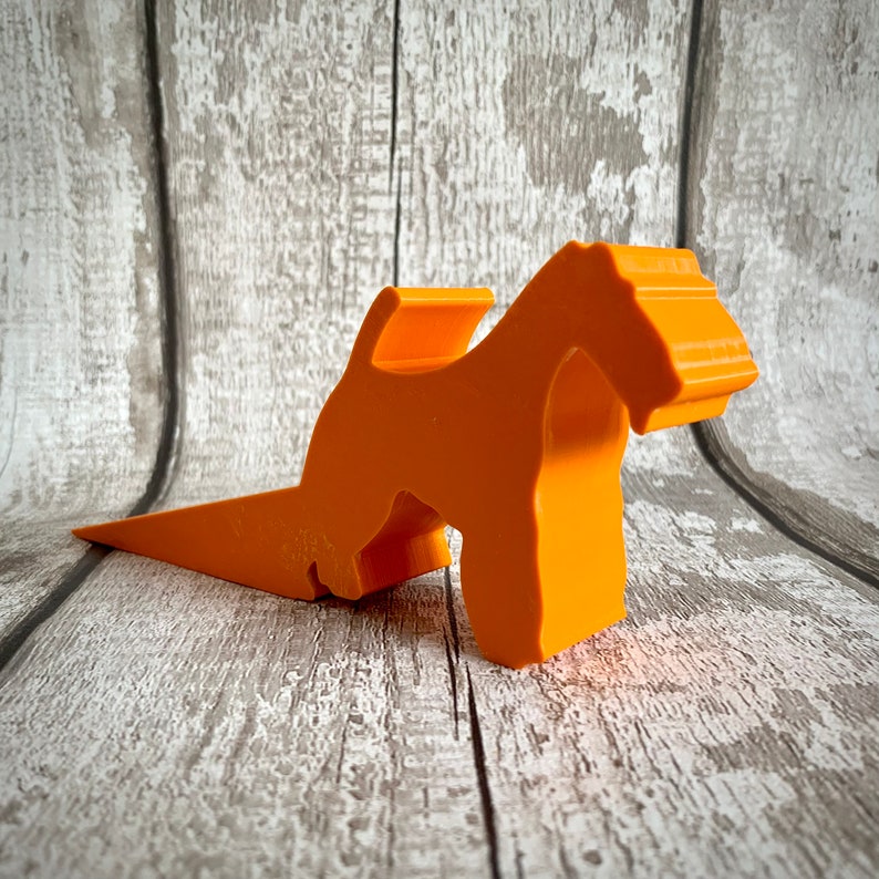 Wire Fox Terrier Doorstop - Wirehaired Terrier - 3D Printed - Home Decor - Door Stopper - Gifts for Home - Dog Lover - Any Dog Available