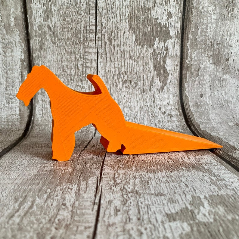 Wire Fox Terrier Doorstop - Wirehaired Terrier - 3D Printed - Home Decor - Door Stopper - Gifts for Home - Dog Lover - Any Dog Available