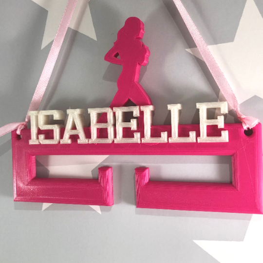 Female Runner Medal Holder/Hanger - Personalised - 3D Printed - Running - Trophy - Athlete - Athletics - any Sport available