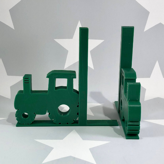 Tractor Bookends - 3D Printed - Farm - Farmyard - Book Storage - Children's Bedroom - Gifts for boys - Gifts for girls - Birthday Gifts