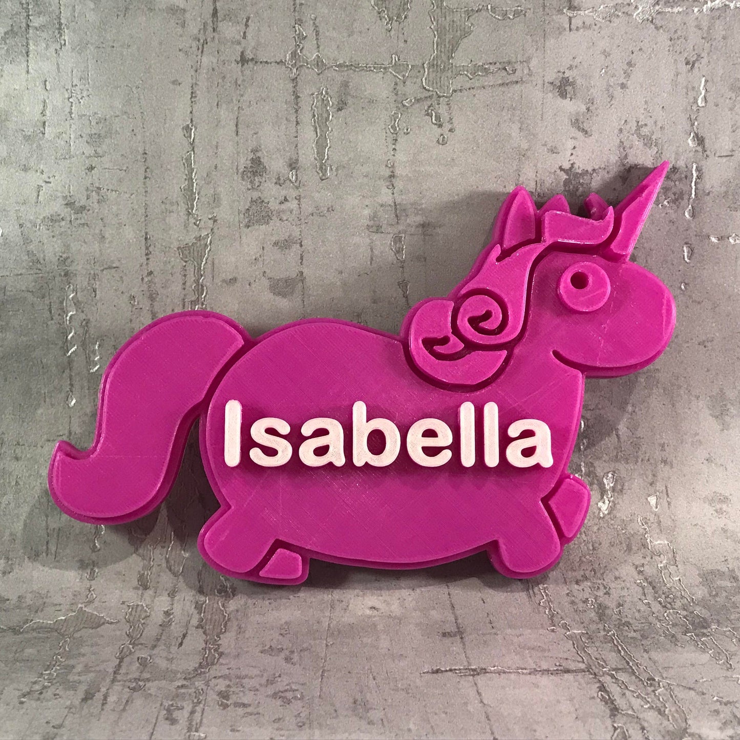 Door Plaque Unicorn - Personalised - 3D Printed - Unicorn Lover - Nursery - Children - Bedroom - Christmas Gift