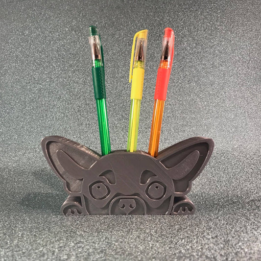 Chihuahua Pen Pot 3D Printed - Dog Lover - Christmas Gift - Cute Gifts - Desk Decor - Chihuahua Gifts - Desk Tidy - Desk Organiser