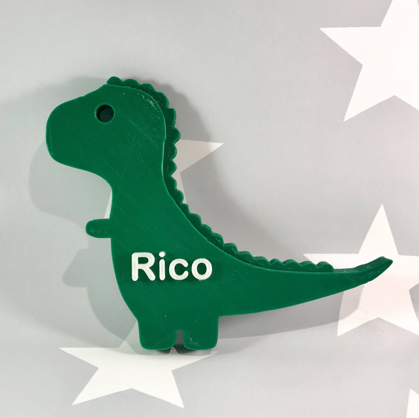 T-Rex Door Plaque Dinosaur - Personalised - 3D Printed - Nursery - Children - Bedroom - Christmas Gift