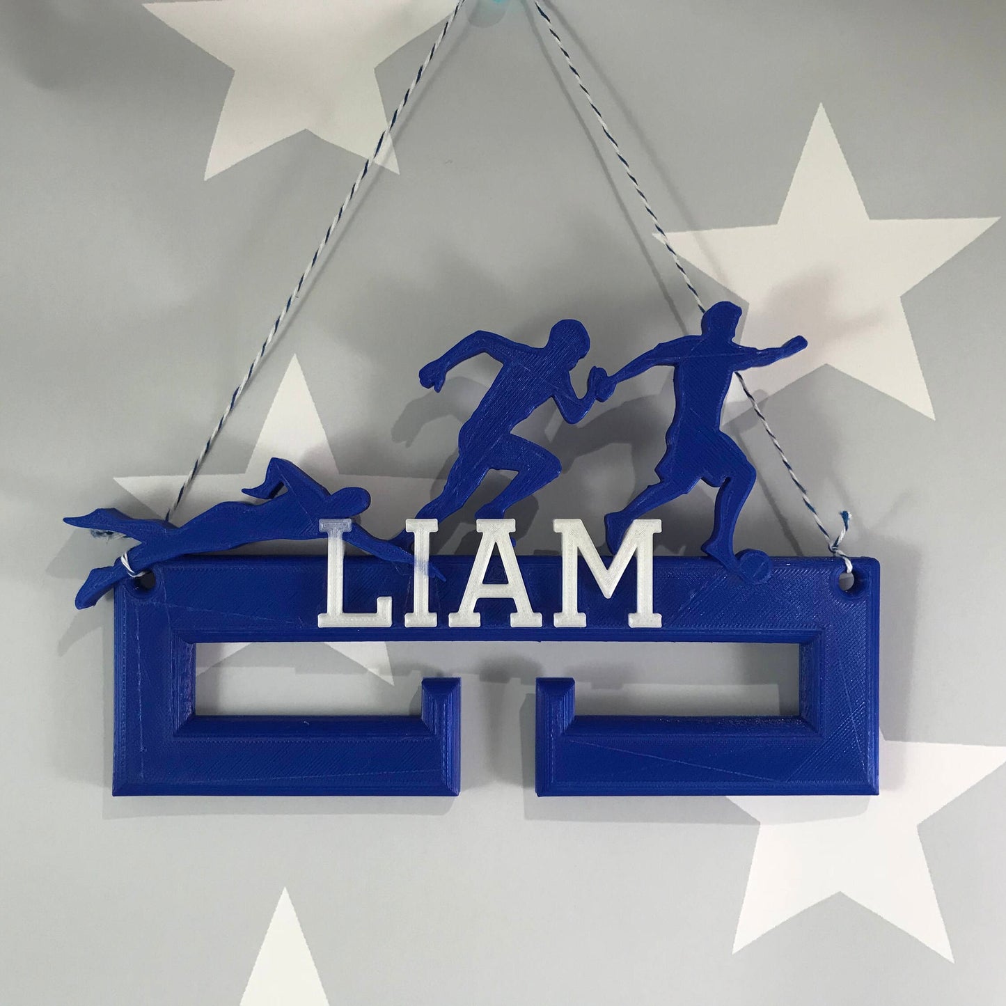 Medal Hanger/Holder Swimming Athletics Football - Personalised - 3D Printed - Trophy - Swimmer - Footballer - Athlete - any Sport available