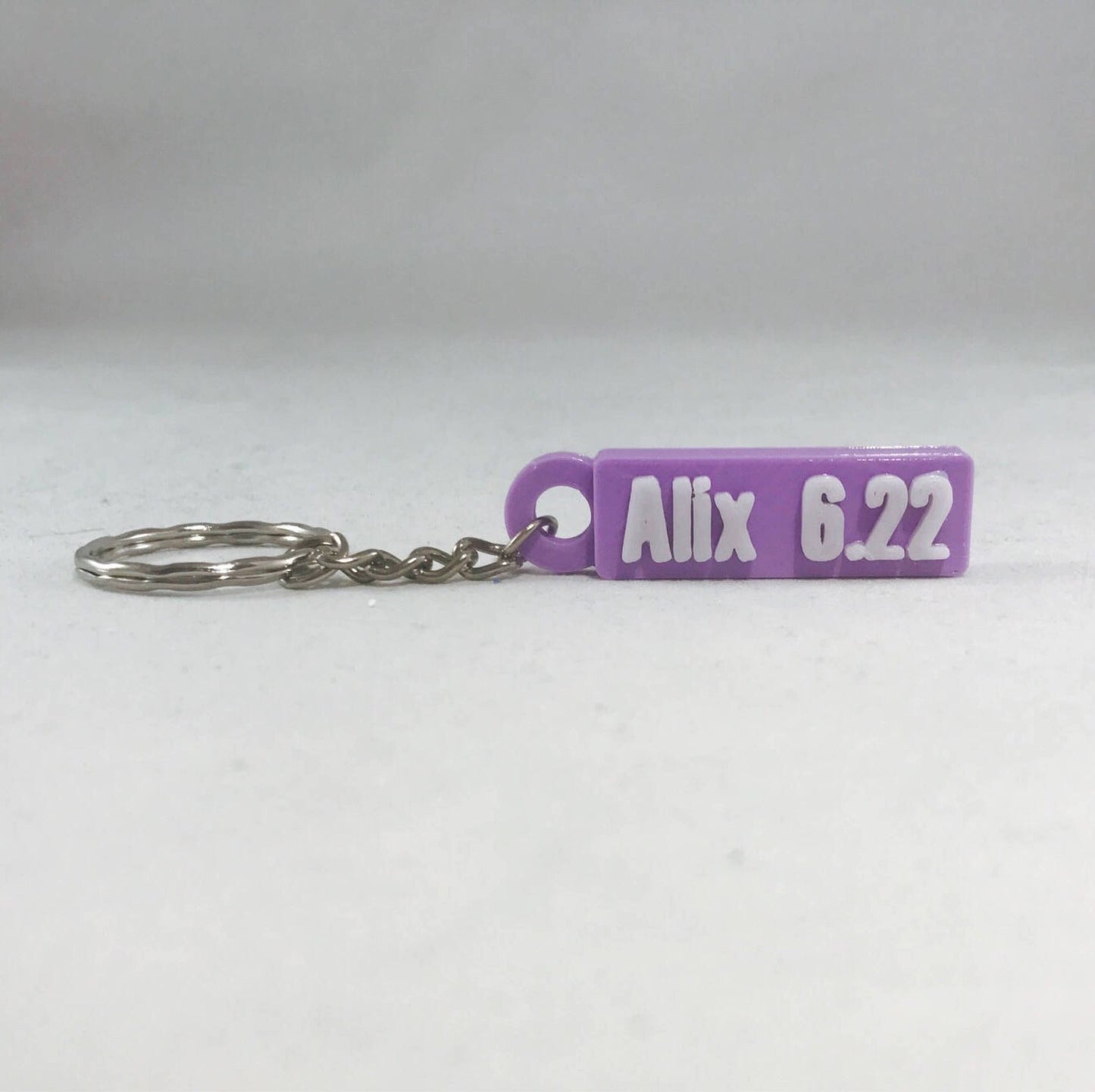 Keychain/Keyring - 3D Printed- Personalised- Gifts for Children - Gifts for Her - Gifts for Him - Party Bag Fillers - Name Tags - School Bag