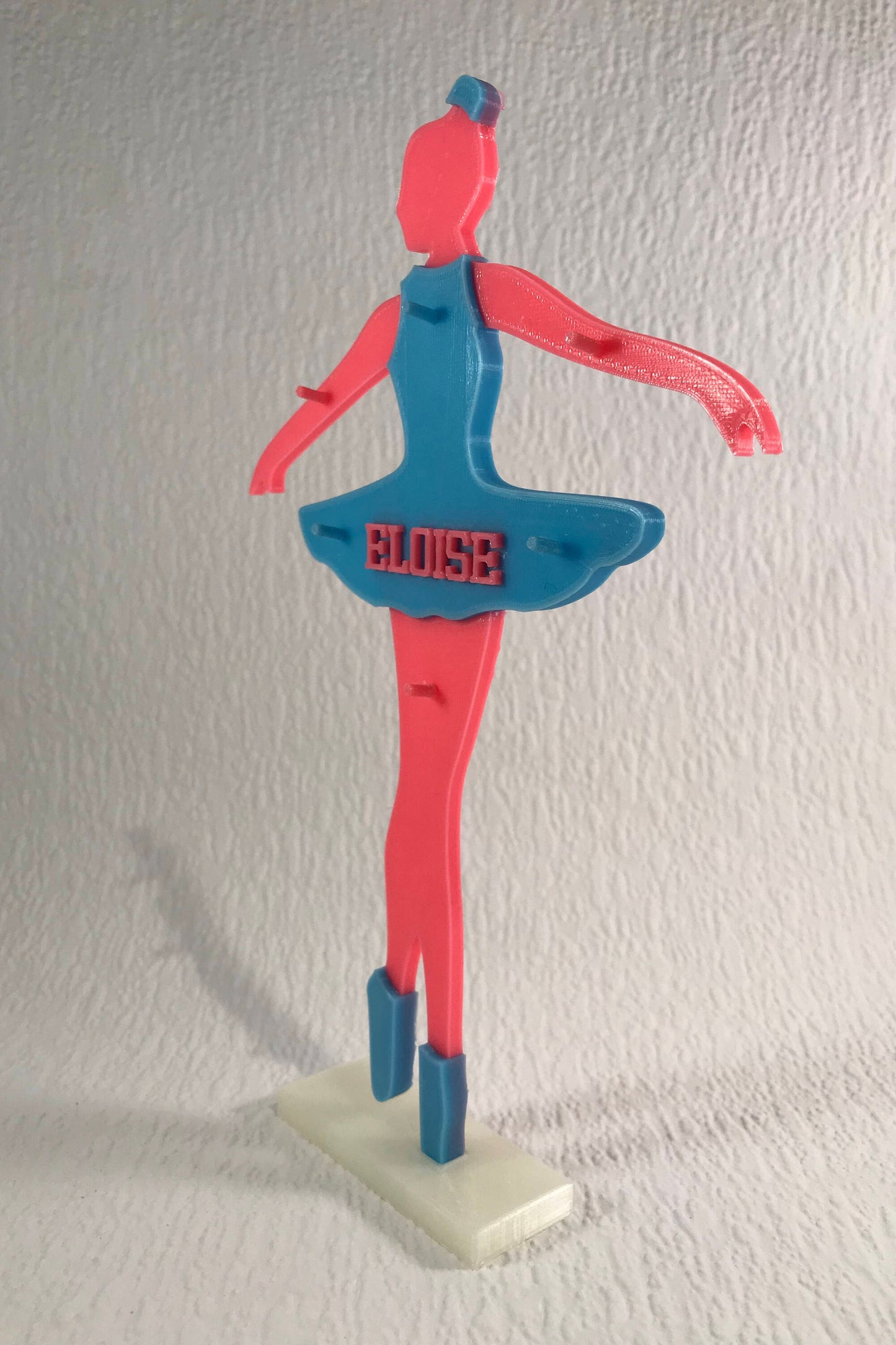 Dancer Pin Medal Hanger/Holder - Personalised - 3D Printed - Trophy - Dancing - any Sport available