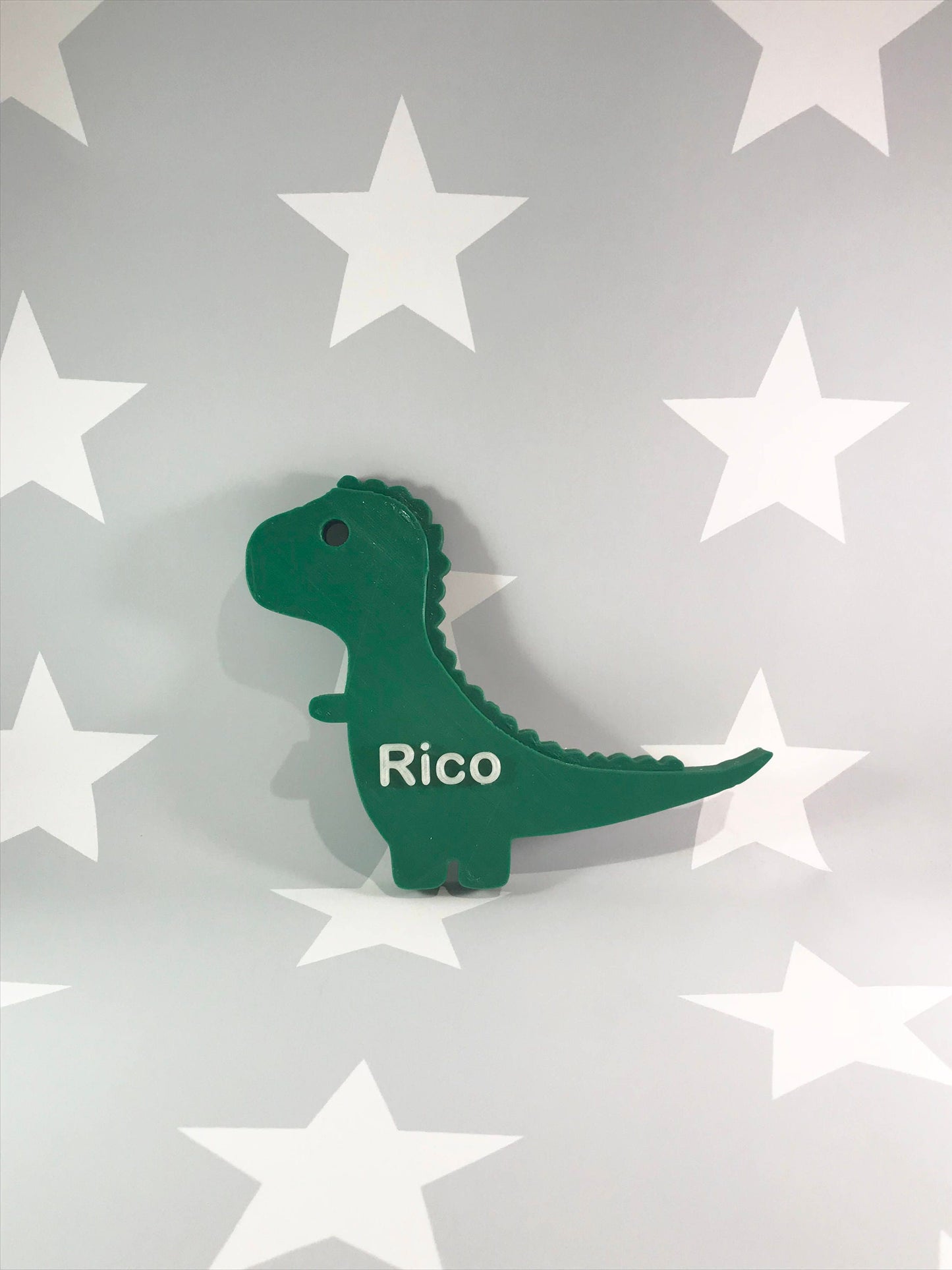 T-Rex Door Plaque Dinosaur - Personalised - 3D Printed - Nursery - Children - Bedroom - Christmas Gift