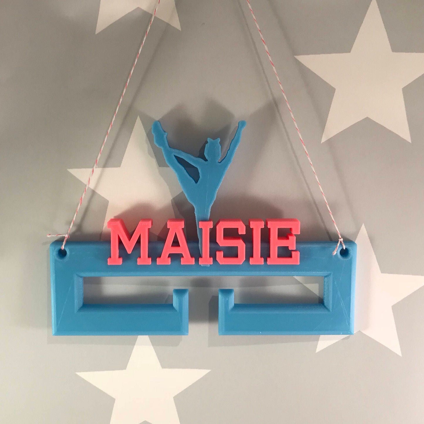 Female Gymnast Medal Hanger/Holder - Personalised - 3D Printed - Gymnastics - Trophy - Gymnastics is my life - any Sport available