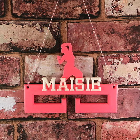 Street Dancer Medal Holder/Hanger - Personalised - 3D Printed - Street Dance - Trophy - any Sport available