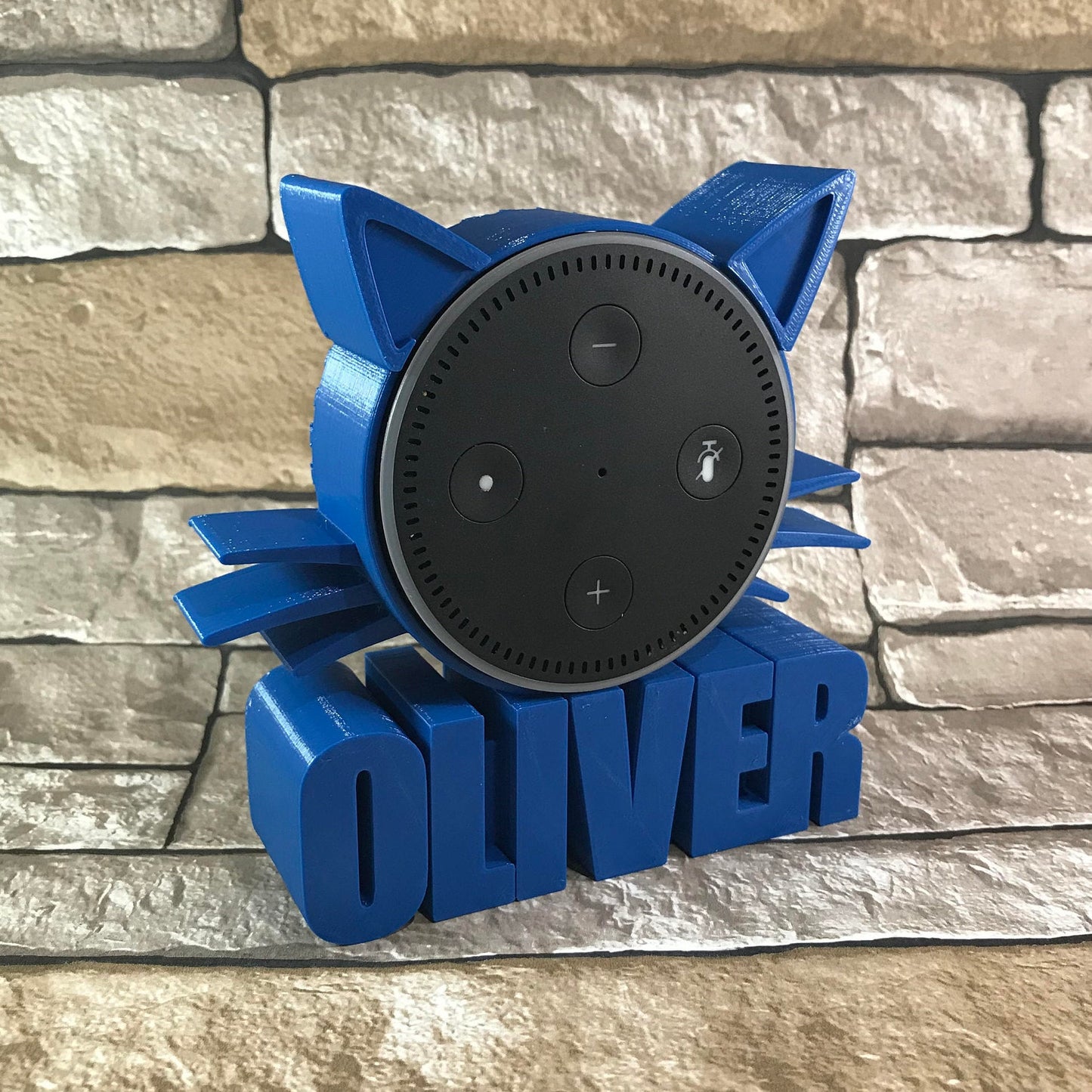 Alexa 1st and 2nd gen Cat Echo Dot Case Amazon - Personalised - Kitten - Hanging - Clutter Free - Space Saving - Gadget - Trending - Cute