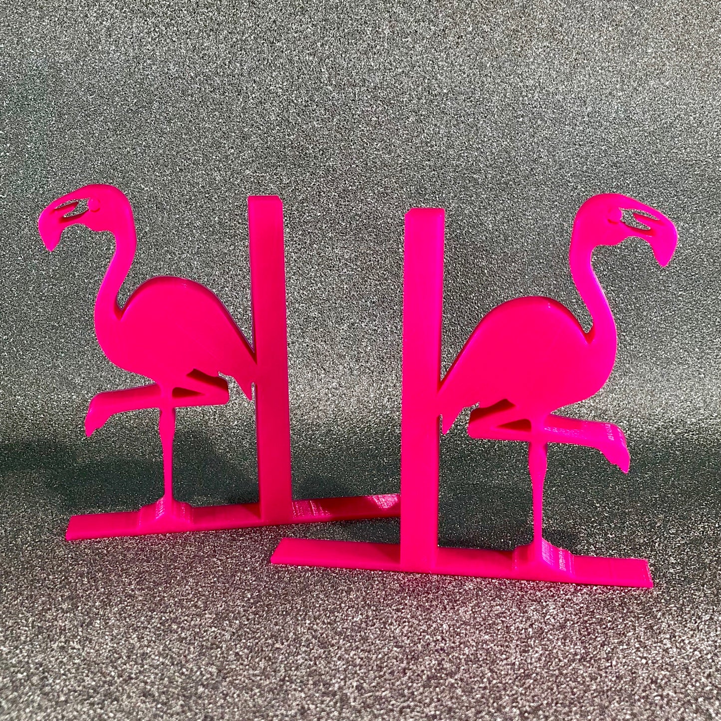 Flamingo Bookends - 3D Printed - Book Storage - Children's Bedroom - Gifts for boys - Gifts for girls - Birthday Gifts - Desk Tidy