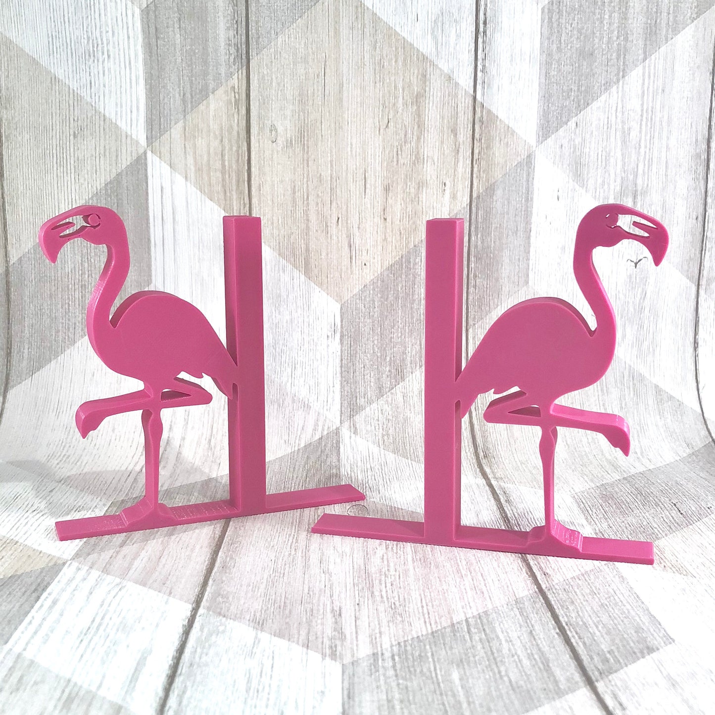 Flamingo Bookends - 3D Printed - Book Storage - Children's Bedroom - Gifts for boys - Gifts for girls - Birthday Gifts - Desk Tidy