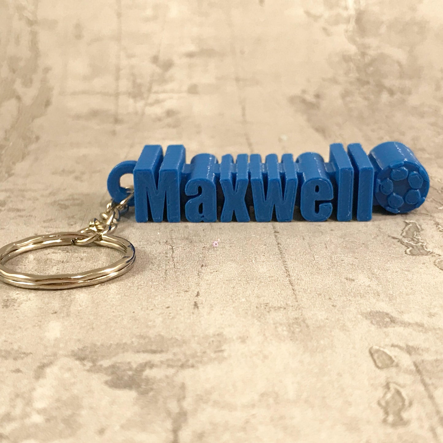 Football Keychain - Keyring - Personalised 3D Printed - Party Bag Fillers - School Bag - Birthday Gifts - Stocking Filler/Stocking Stuffer