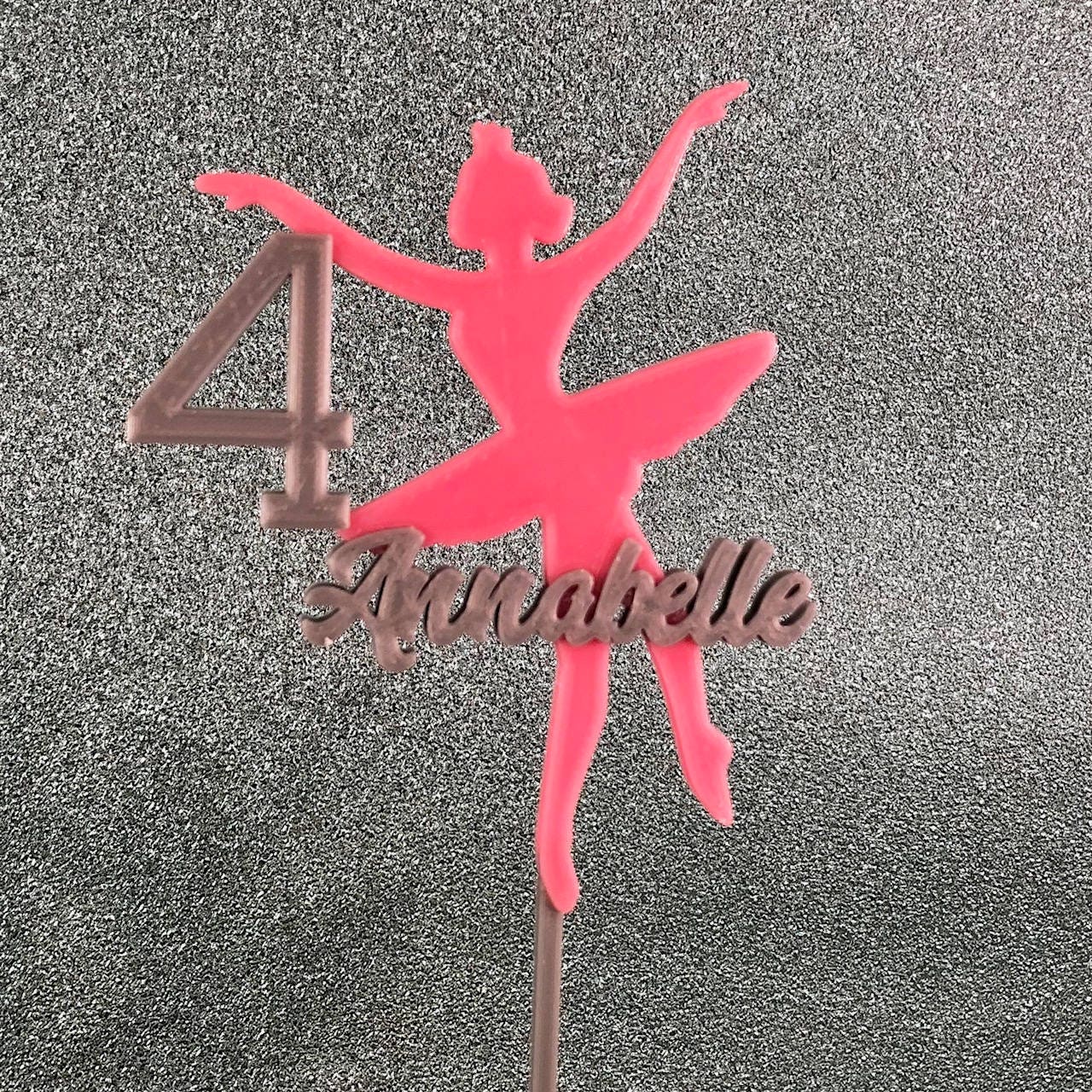 Ballerina Cake Topper - Ballet Lover - Birthday Cake - Cake Decorations - Party Decorations - Sports