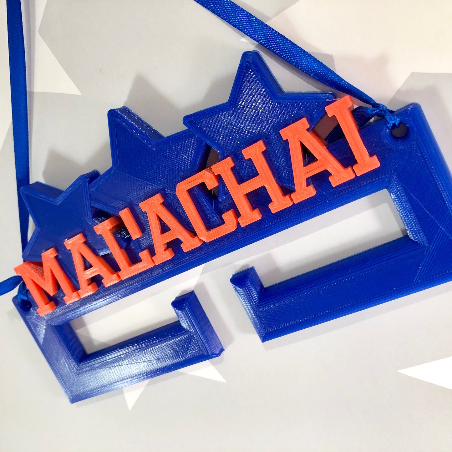 Star Medal Hanger/Holder - Personalised - 3D Printed - Superstar - Trophy - any Sport available