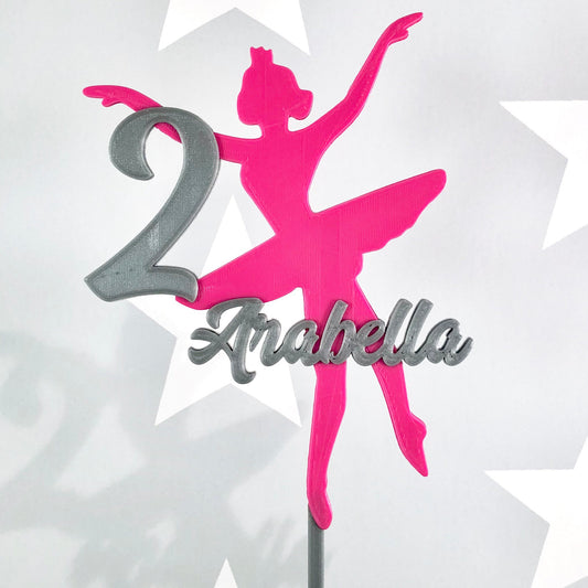 Ballerina Cake Topper - Ballet Lover - Birthday Cake - Cake Decorations - Party Decorations - Sports