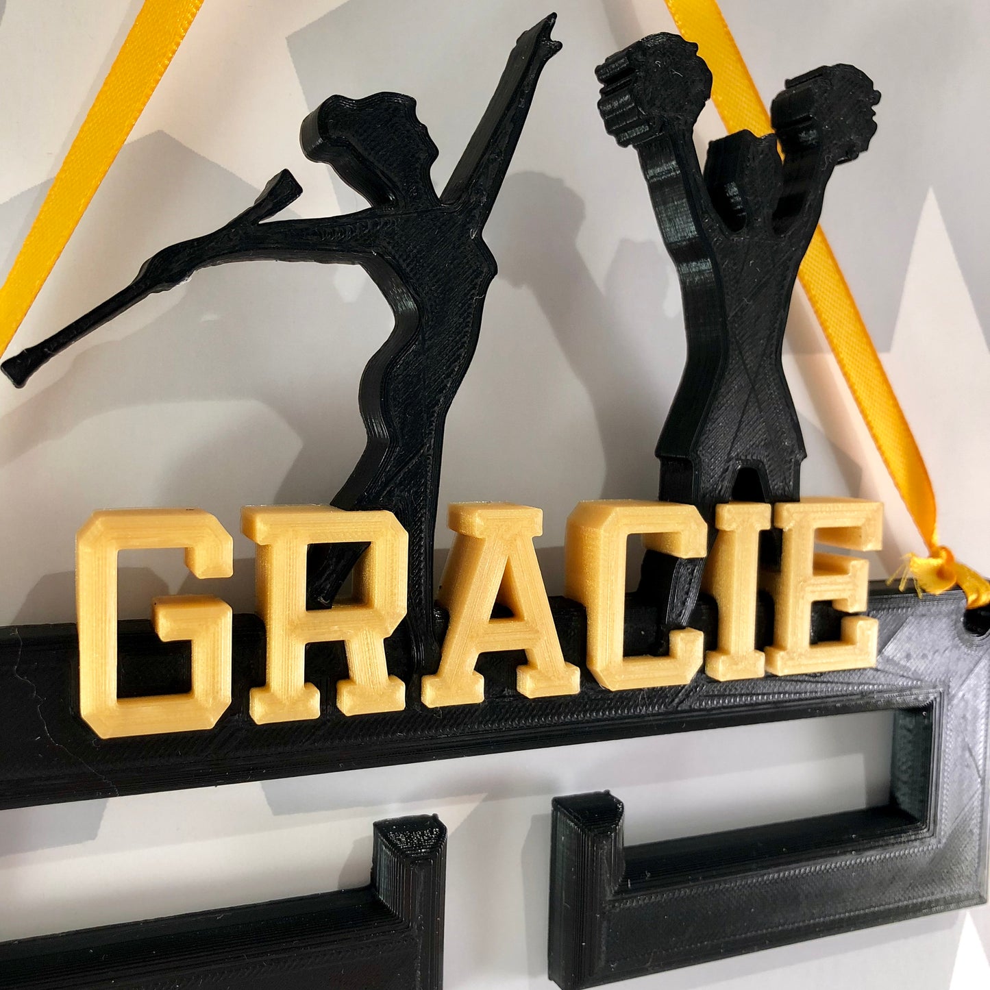 Majorette - Baton Twirling - Medal Hanger/Holder - Personalised - 3D Printed - Cheer - Trophy - Cheerleading - any Sport available