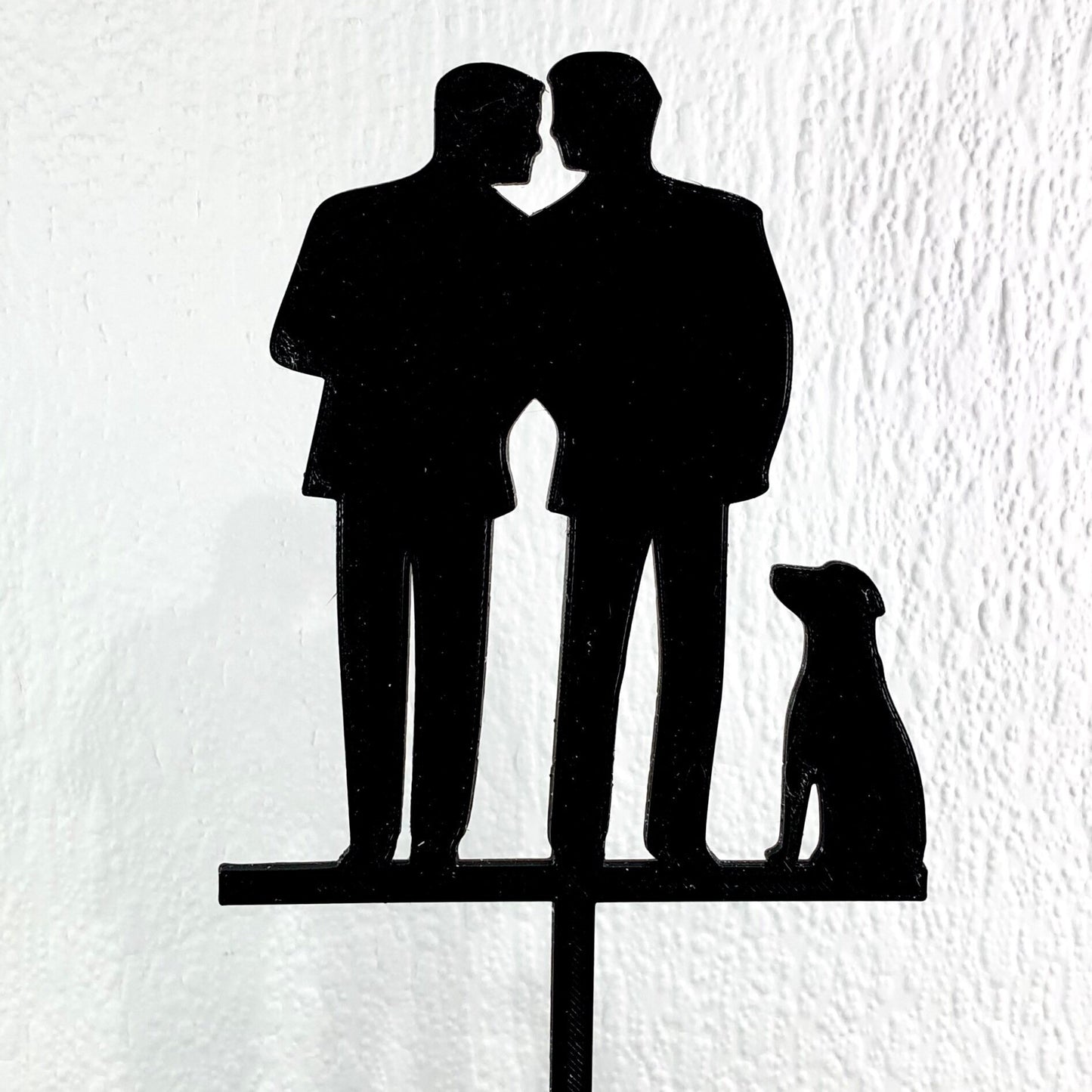 Mr and Mr Wedding Engagement Cake Topper - Silhouette - Personalised - Cake Decorations - Groom - Party Supplies - Custom Order