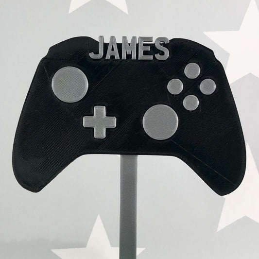 Video Game Controller - Gamer - Gaming - Birthday Cake Topper - Personalised - Cake Decorations - Party Supplies