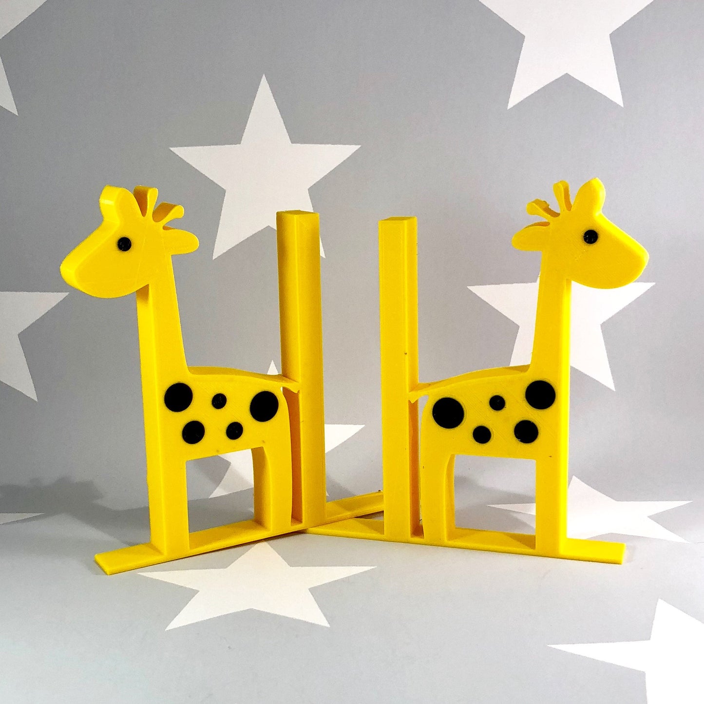 Giraffe Bookends - 3D Printed - Book Storage - Children's Bedroom - Gifts for boys - Gifts for girls - Rainforest - Desk Tidy - Nursery