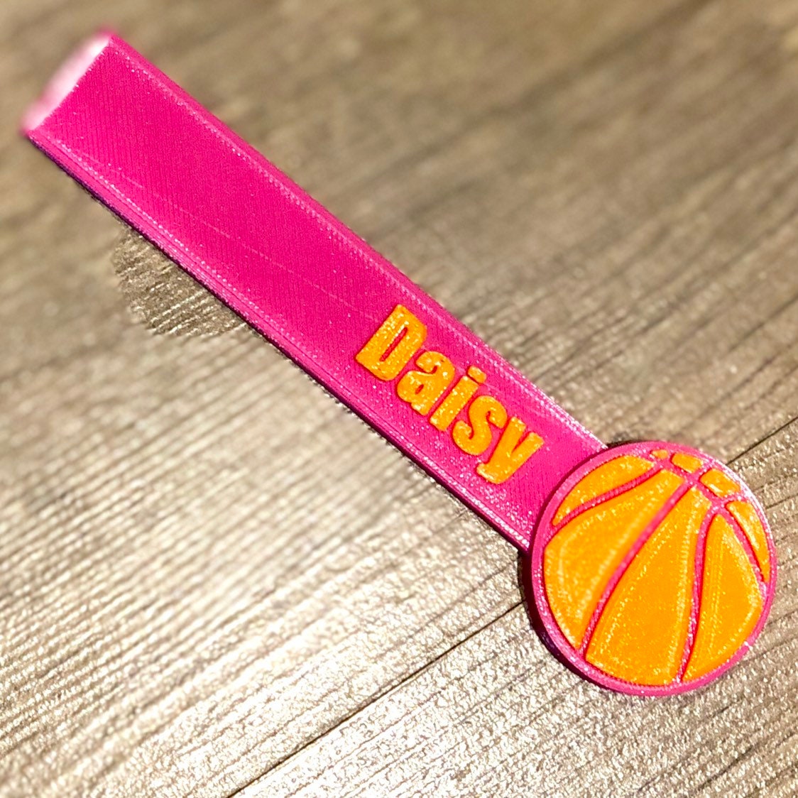 Basketball Bookmark - 3D Printed - Personalised - Book Lover - Basketballer - Stocking Stuffer - Stocking Filler - Christmas Gift