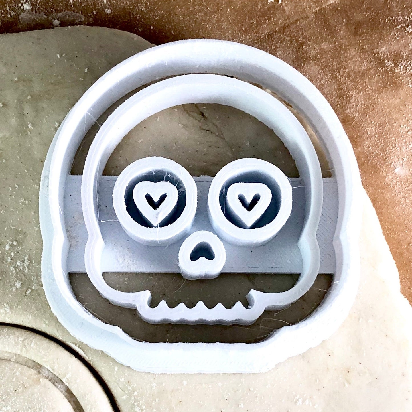 Heart Sugar Skull - Cookie Cutter - Cute Cutter - Biscuit - Fondant - Clay cutter -   Dough - One of a kind