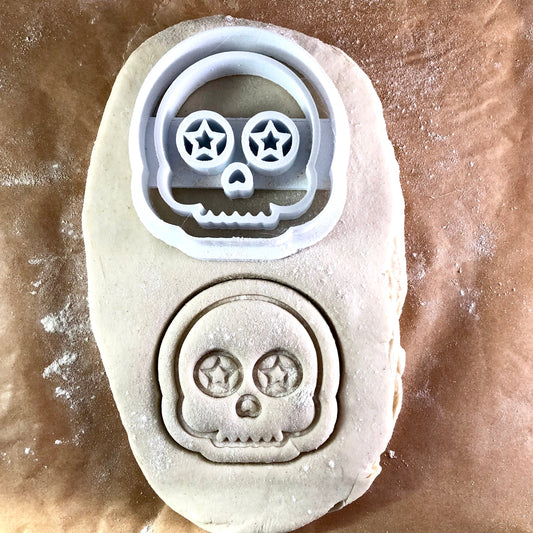 Star Sugar Skull - Cookie Cutter - Cute Cutter - Biscuit - Fondant - Clay cutter -   Dough - One of a kind