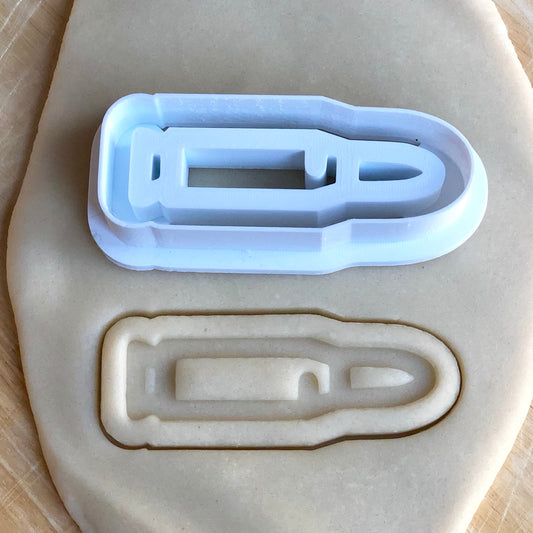 Bullet - Cookie Cutter - Cute Cutter - Biscuit - Fondant - Clay cutter -   Dough - One of a kind