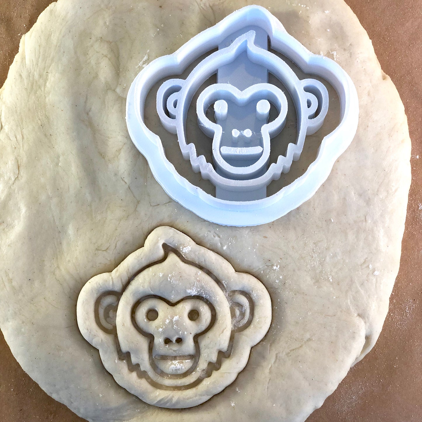 Monkey - Chimpanzee - Cookie Cutter - Cute Cutter - Biscuit - Fondant - Clay cutter -   Dough - One of a kind