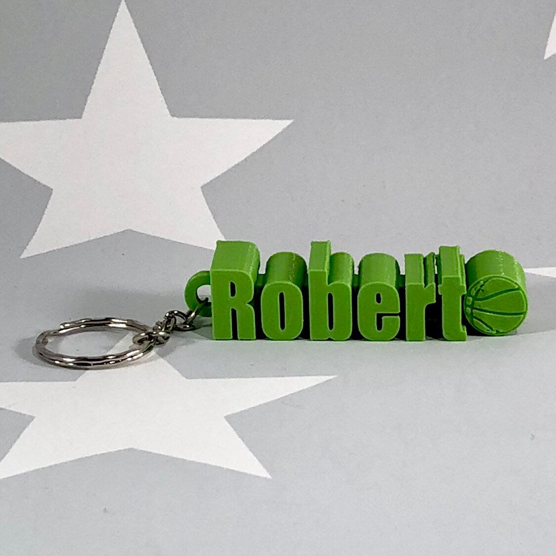 Basketball Keychain - Keyring - Personalised 3D Printed - Party Bag Fillers - School Bag - Birthday Gifts - Stocking Filler/Stocking Stuffer