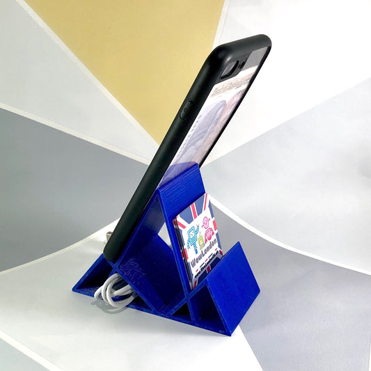 Geometric Minimalist Mobile Phone Stand / Dock - Business Card Holder - iPhone - Pixel - Japanese - Origami