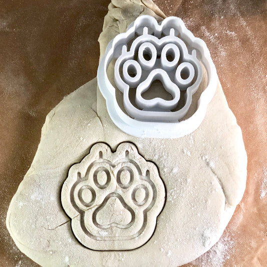 Dog Paw - Cookie Cutter - Cute Cutter - Biscuit - Fondant - Clay cutter -   Dough - One of a kind