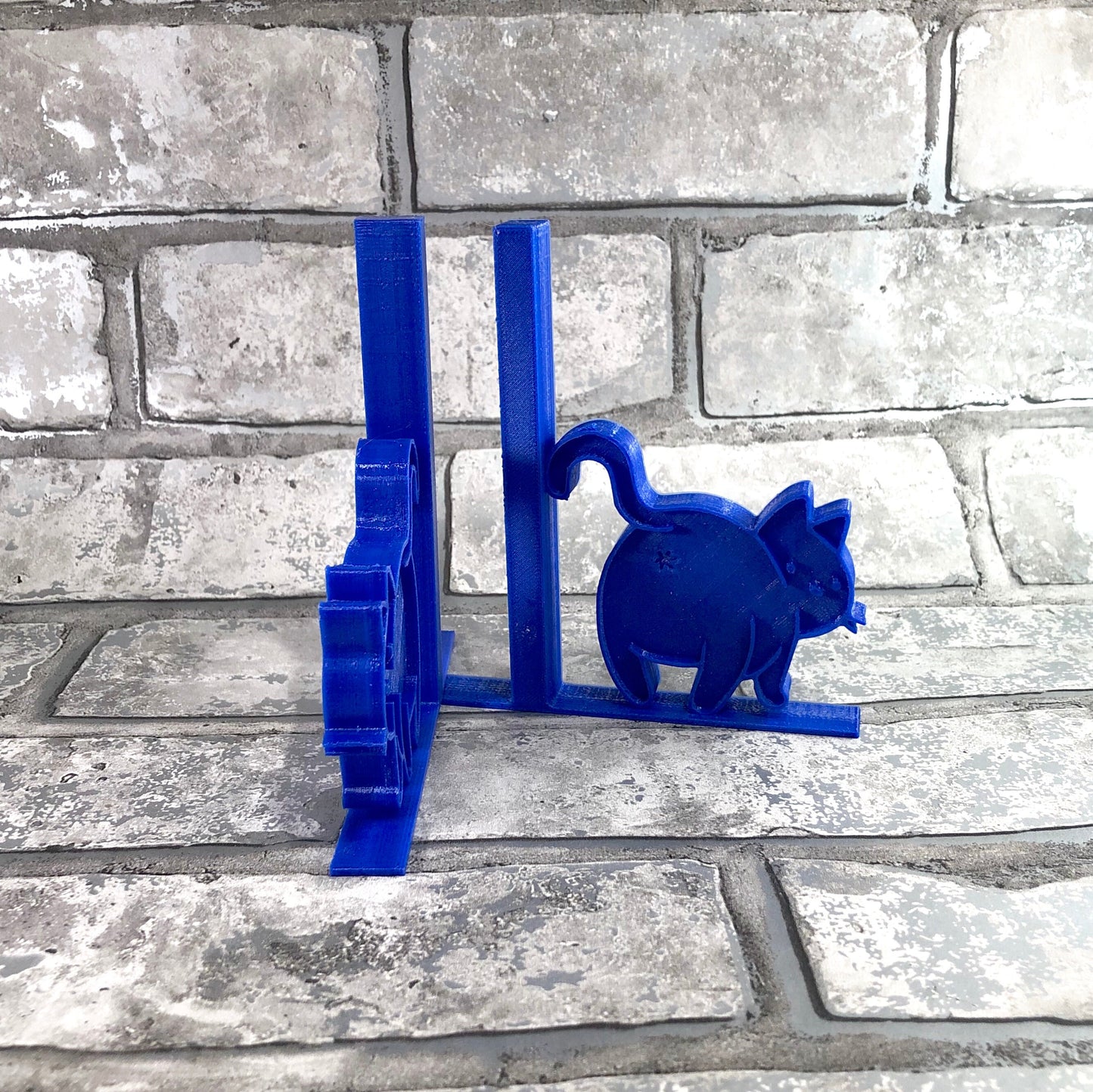 Cat Butt Bookends - 3D Printed - Book Storage - Children's Bedroom - Gifts for boys - Gifts for girls - Birthday Gifts - Desk Tidy