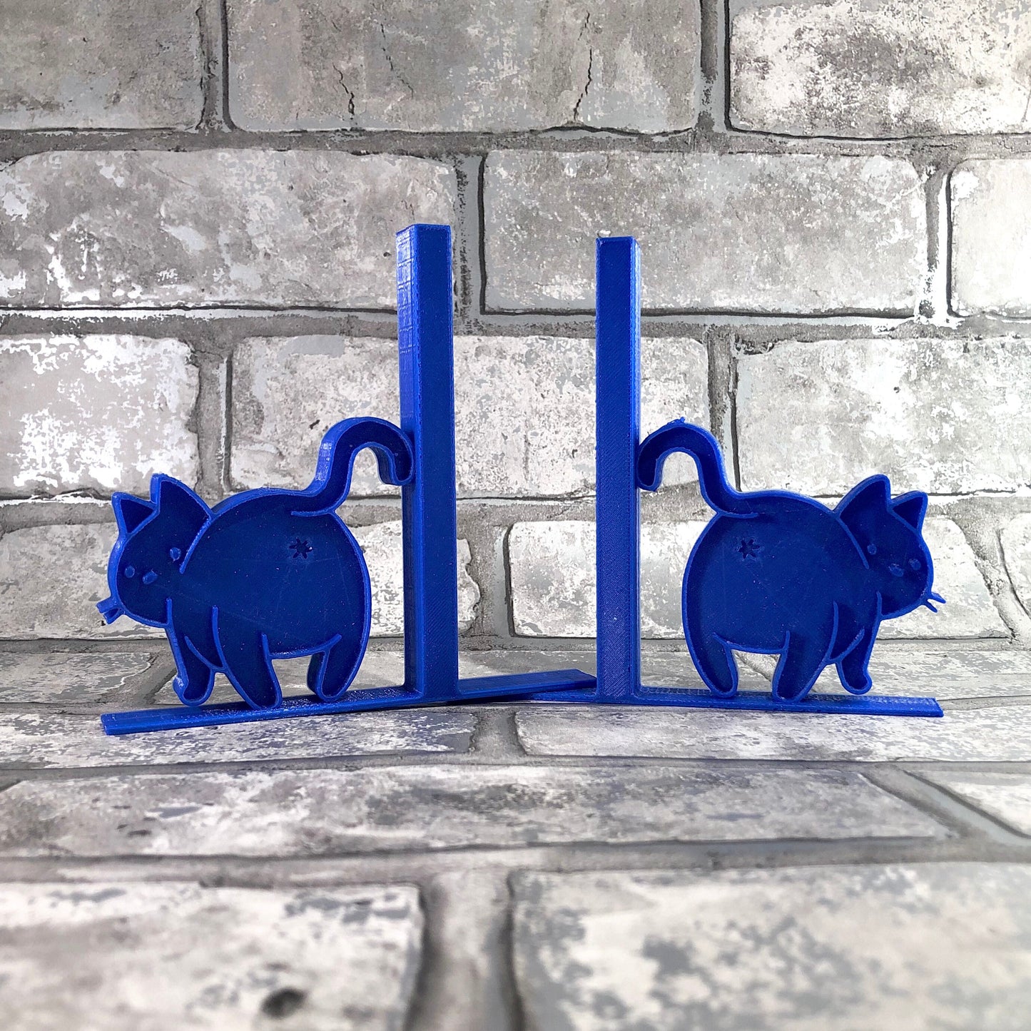 Cat Butt Bookends - 3D Printed - Book Storage - Children's Bedroom - Gifts for boys - Gifts for girls - Birthday Gifts - Desk Tidy