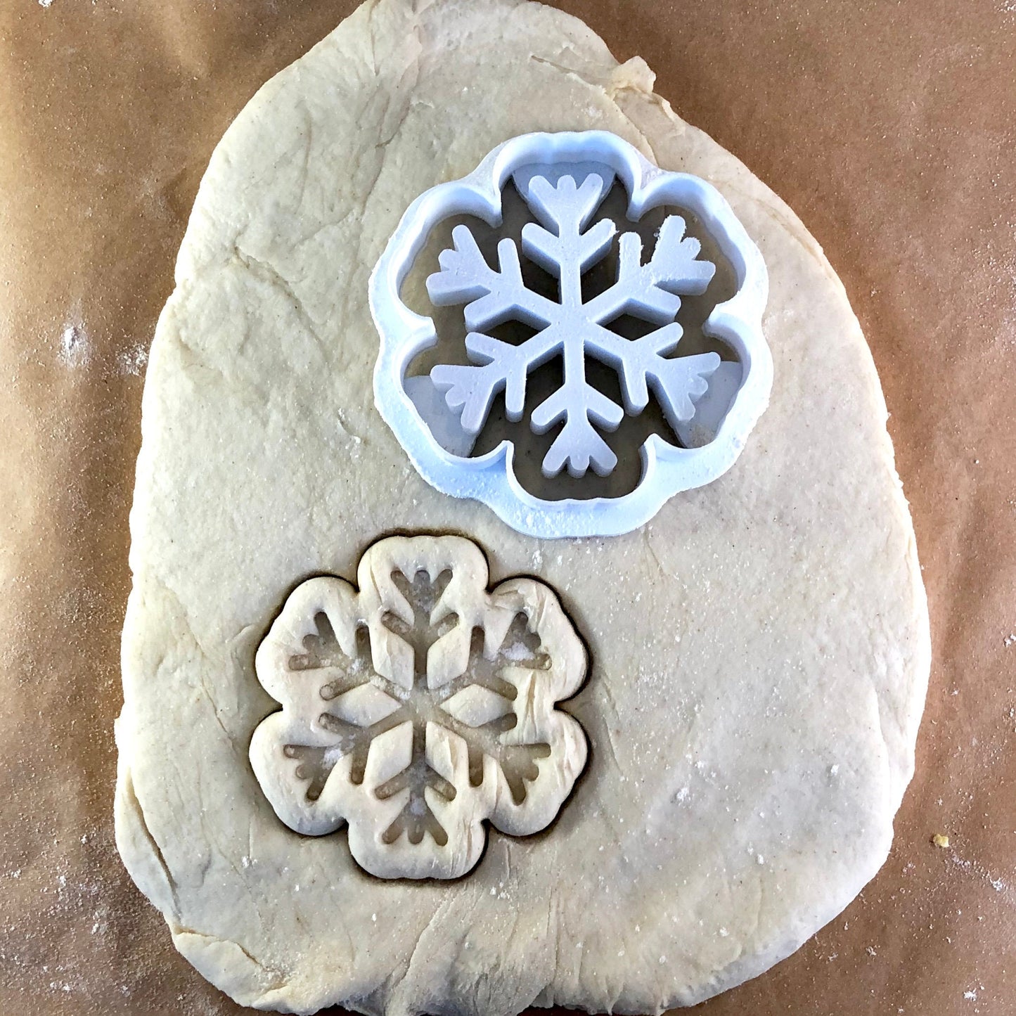 Snowflake - snow - Christmas - Cookie Cutter - Cute Cutter - Biscuit - Fondant - Clay cutter -   Dough - One of a kind