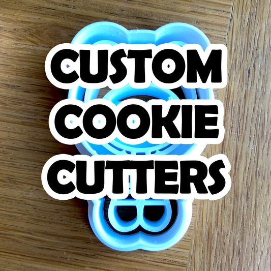 Custom Cookie Cutters We make it for you - Cookie Cutter - Cute Cutter - Biscuit - Fondant - Clay cutter -   Dough - One of a kind