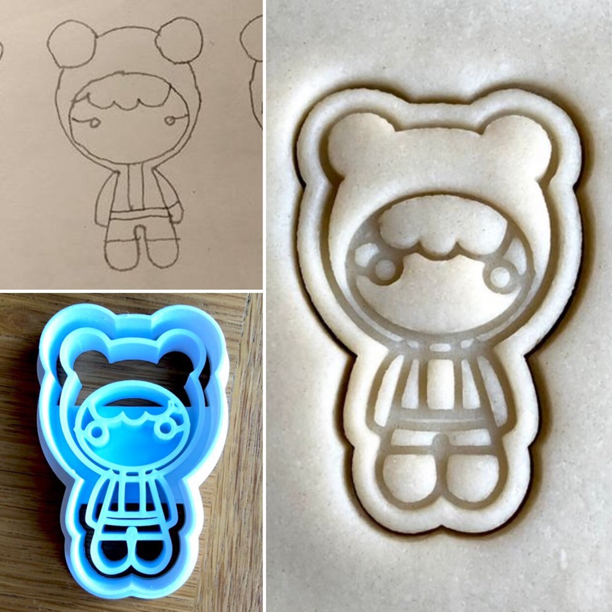 Custom Cookie Cutters We make it for you - Cookie Cutter - Cute Cutter - Biscuit - Fondant - Clay cutter -   Dough - One of a kind