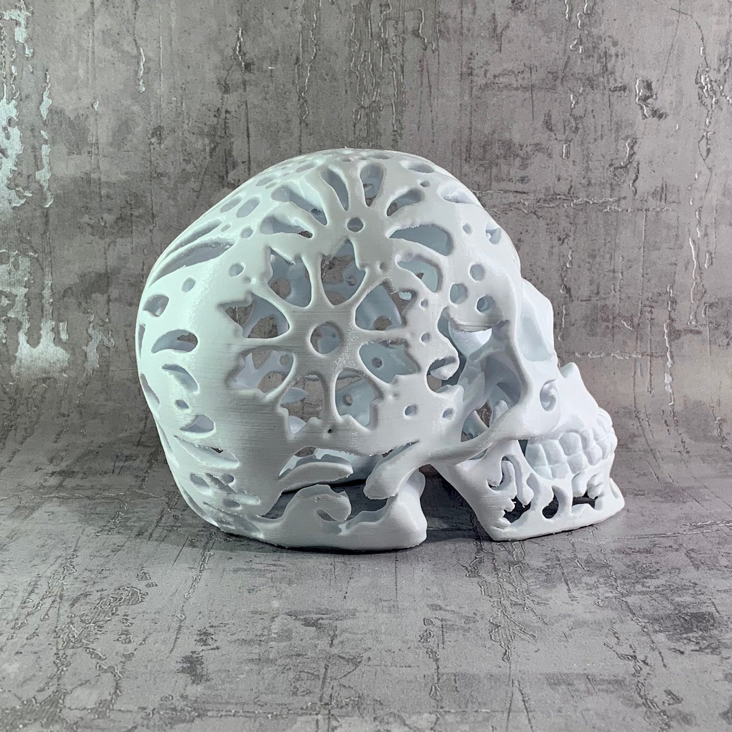 Skull Sculpture Cranial Sugar Skull Art Piece WowLondon (Medium)