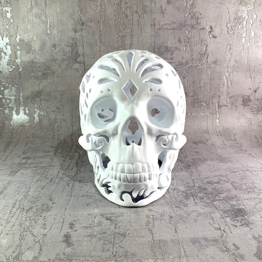 Skull Sculpture Cranial Sugar Skull Art Piece WowLondon (Large)