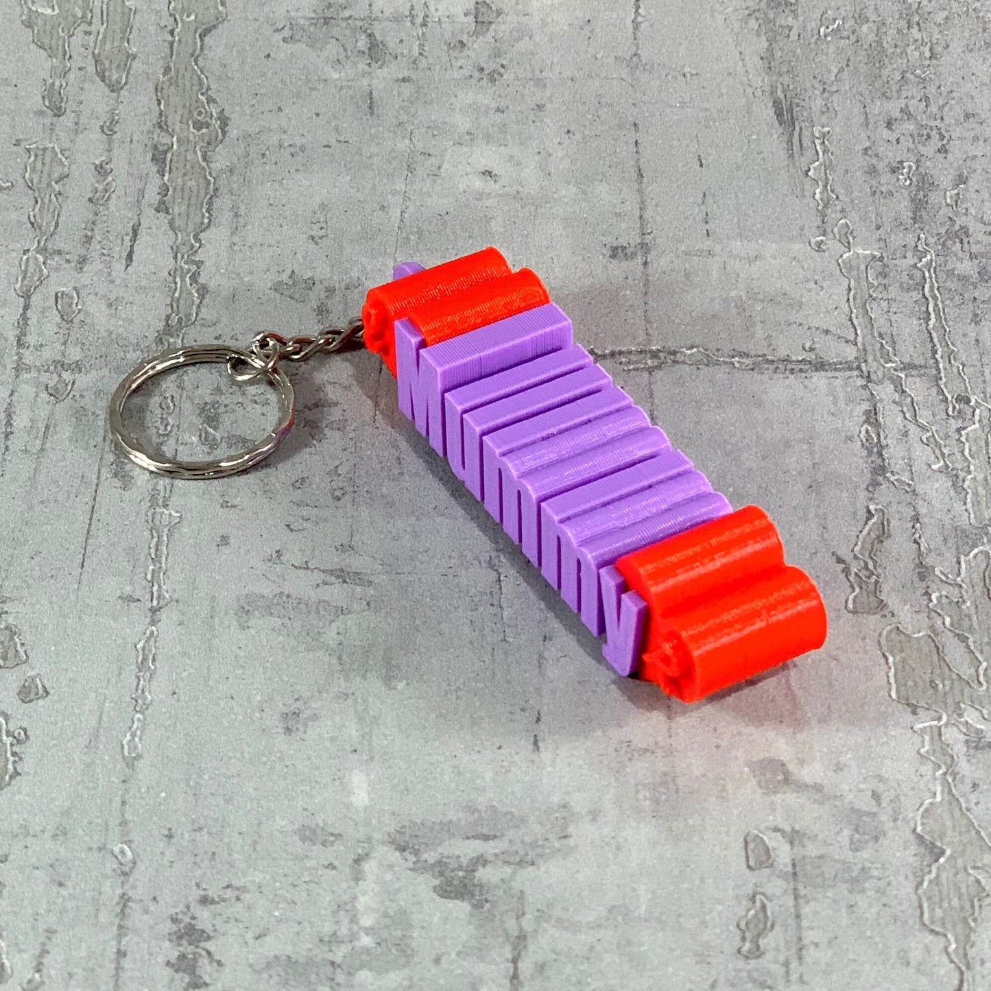 Mummy/Mother/Mum- Grandmother/Granny - Heart - Children/Grandchildren - Keyring - Keychain - Personalised 3D Printed - Birthday -Mothers Day