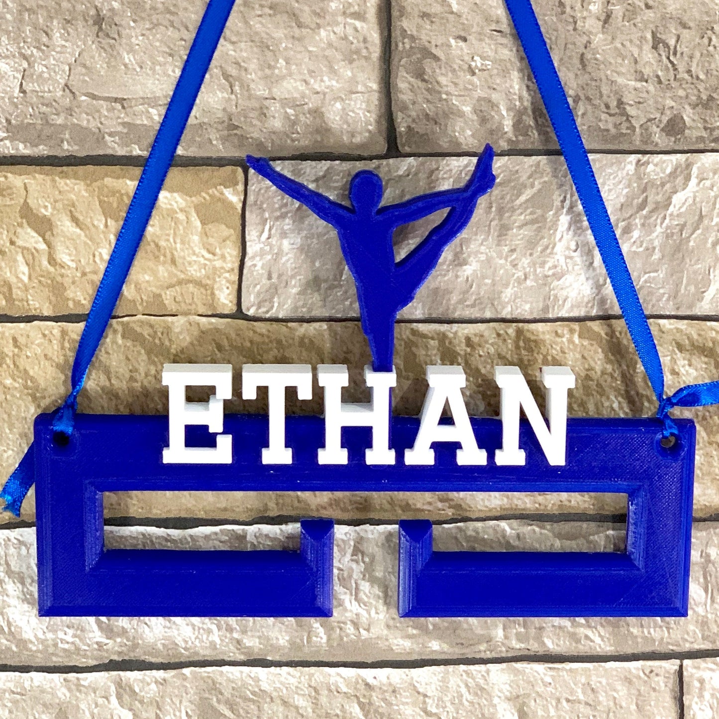 Male Gymnast Medal Hanger/Holder - Personalised - 3D Printed - Gymnastics - Trophy - Gymnastics is my life - any Sport available