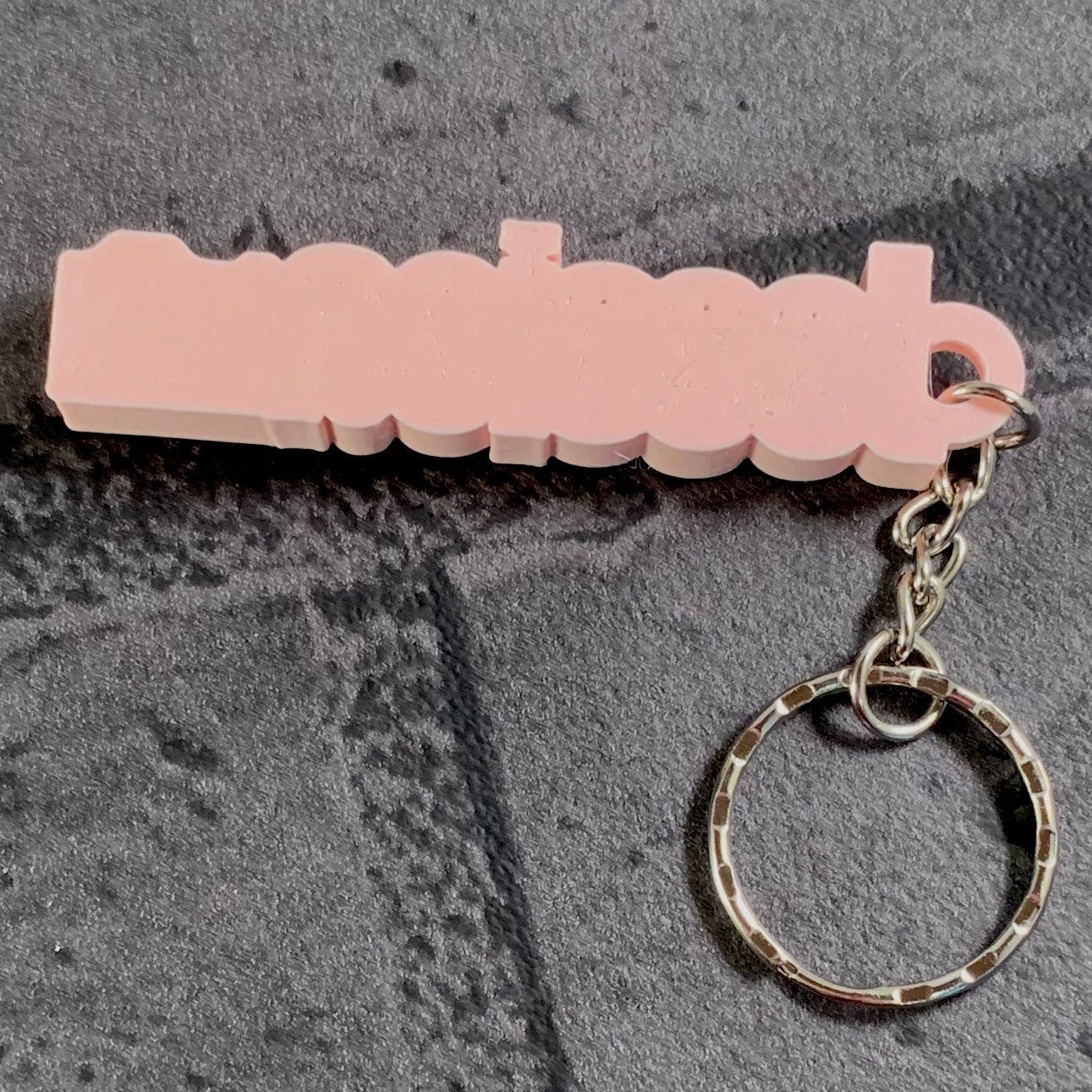 Symbol Personalised Keyring - Personalized Keychain - 3D Printed - Party Bag Fillers - School Bag - Book Bag Tag - Under 5 Pounds - Gifts